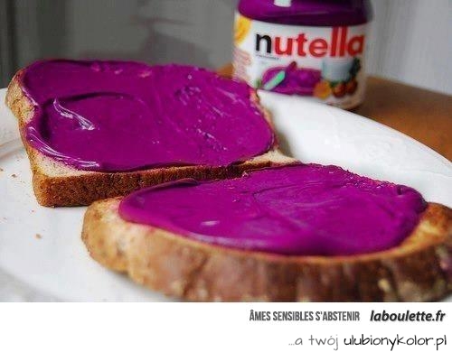 różowa, nutella, śmieszne, humor
