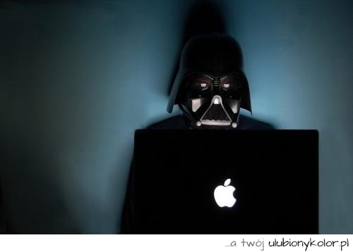 star, wars, apple, laptop, śmieszne, humor