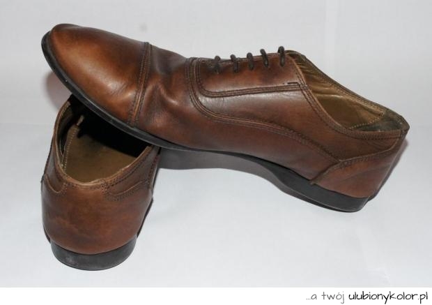 Buty, ZARA, Eleganckie, Mokasyny, NOWE, brązowe, garnitur