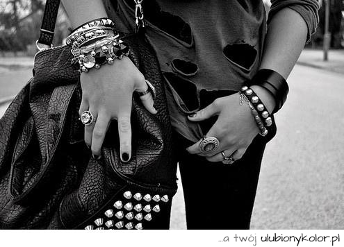 glam, rock, moda, punk, emo, vintage, damska, nity