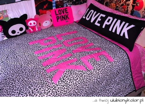 łóżko, victoria's secret, sypialnia, wystrój, łoże, pościel, poduszki