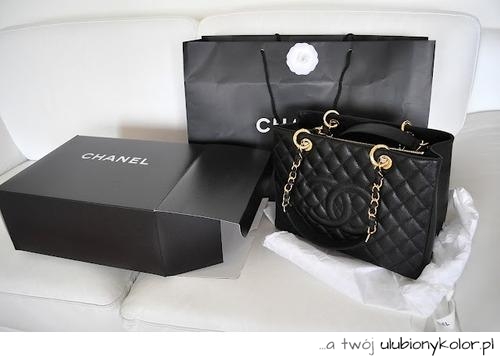 chanel, zakupy, ekskluzywne, torba, pikowana, chanelka, czarne, opakowania, fashion