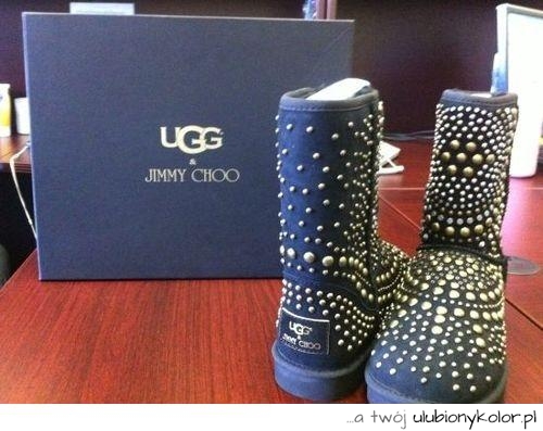 ugg, emu, eskimoski, buty, fajne, zamsz, nity, ćwieki, zima