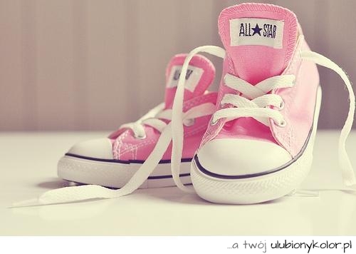 dla dziewczynki, converse, różowe, trampeczki, maleńkie, dla dziecka, sportowe