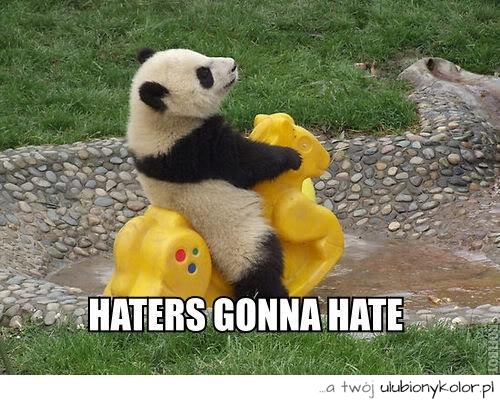śmieszne obrazki, śmieszne, fun, panda, konik, bieguny, haters