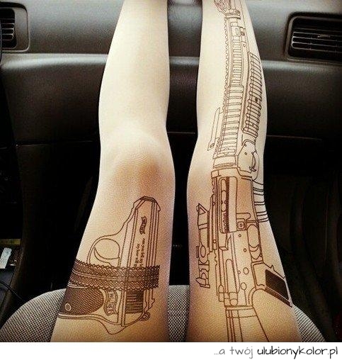 gun, pończochy, legginsy, kobiety, moda