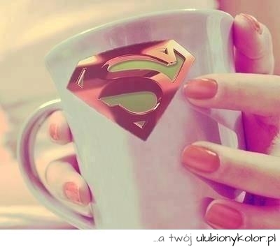kubek, superman, gadżet, śmieszny, kobieta, love, super
