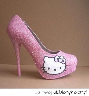hello, kitty, szpilki, obcas, love, piękne, dla dzieci, wysoki, obcas