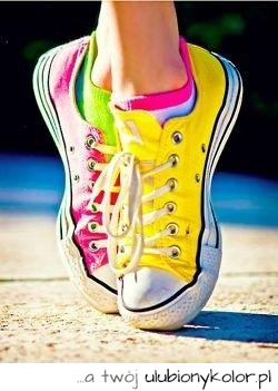 trampki, lato, kolorowe, convers, top, trendy, modne