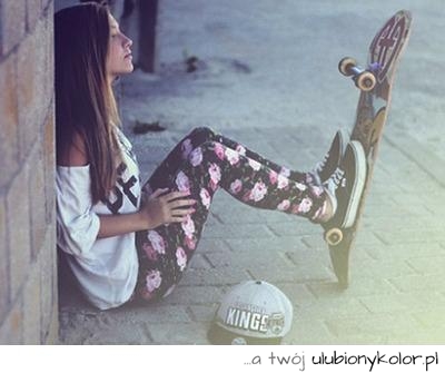 skate, blog, luz, deskorolka, skate girl, girl, dziewczyna, oldschool, legginsy
