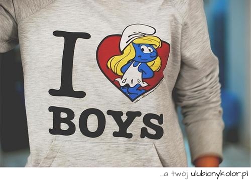 i, love, boys, bluza, dziewczyna, stytl
