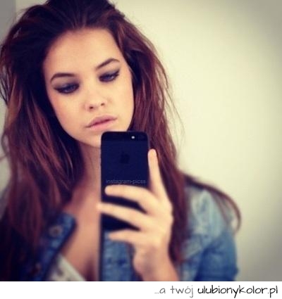 kobieta, telefon, brunetka, iphone, apple, makijaż