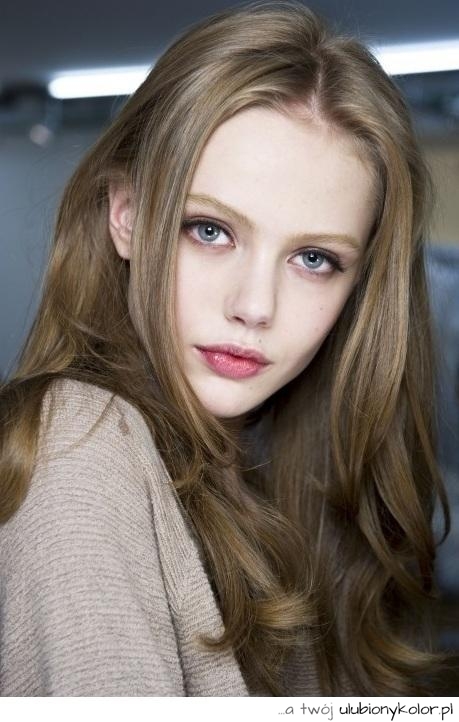 oczy, dziewczyna, piękna, modelka, uroda, usta