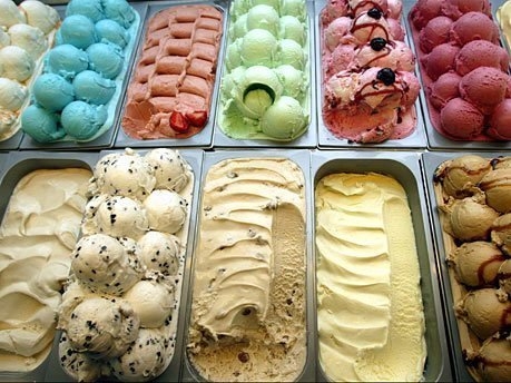 Lody, fotografia, kolory, Yummy, dziewczyna, piękna