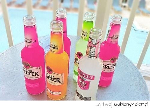 lato, basen, drinki, breezer, party, impreza, fotografia