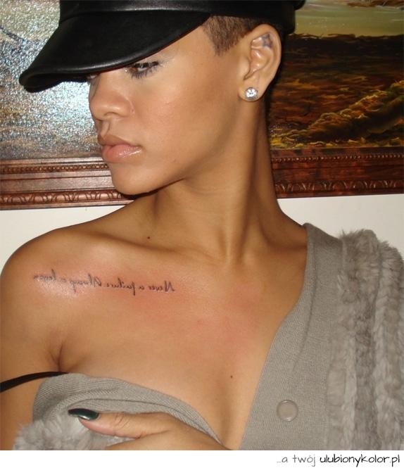 tattoo, tatuaż, rihanna