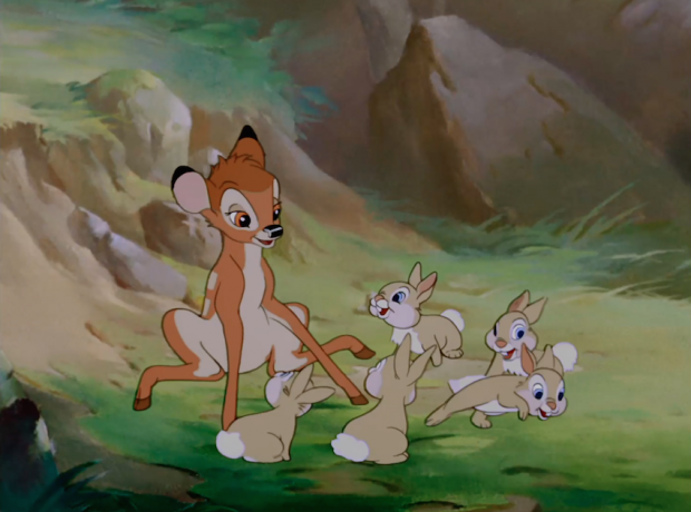 disney, bajka, sarna, sarenka