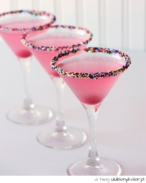 drink, impreza, różowe, róż, słodkie, dobre