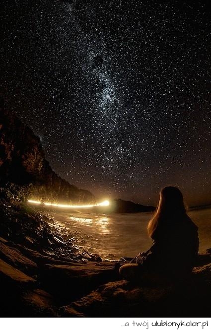 Punakaiki, New Zealand, bajeczne, śnieg, fajerwerki, spadające gwiazdy