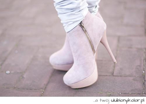 botki, platforma, pastele, kolorki, buty, buciki, szpilka, love
