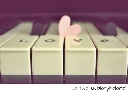 muzyka, pianino, sztuka, love, miłość, serce, heart, sweet