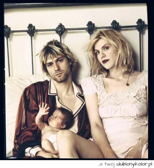 nirvana, curt, kobain, courtney, love, hole music, muzyka, love, tragic