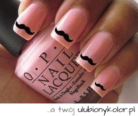 piękne, pudrowy, róż, paznokcie, nails, wąs, sweet, girl, moda