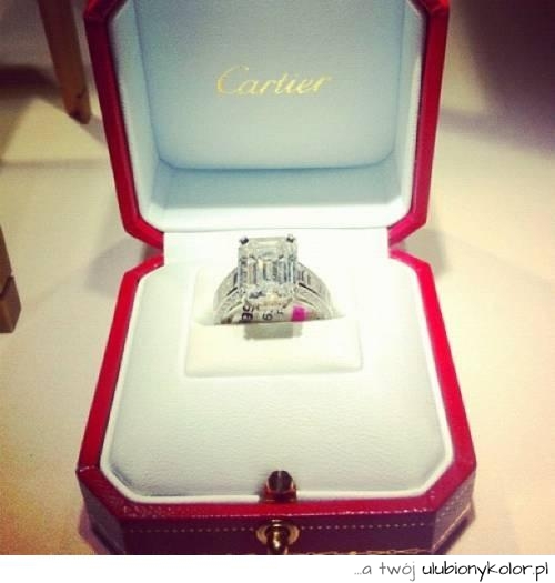 ślub, zaręczyny, pierścionek, brylant, piękny, cartier, sweet, lovely