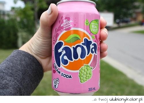 fanta, napój, winogronowy, puszka, smaczne