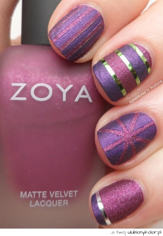 paznokcie, moda, purpura, fiolet, zoya, piękne, kobieta, moda