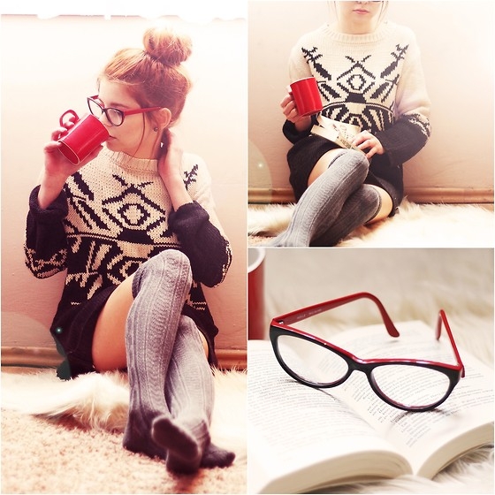 blog, coffee, kobieta, sexy