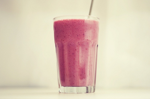 Puchar, Żywność, Milk shake, fotografia, różowy